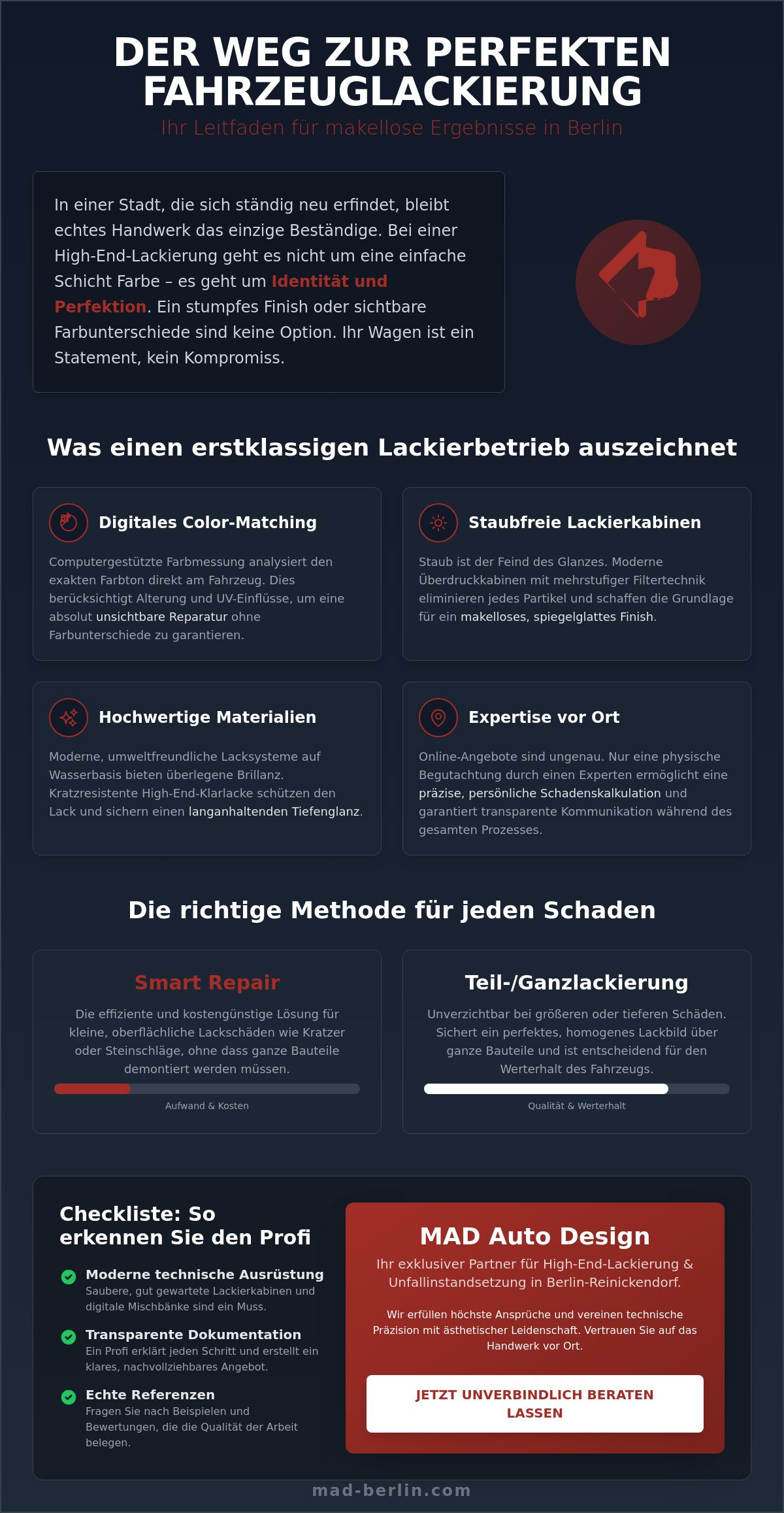 Fahrzeuglackierer in meiner Nähe: High-End Lackierung in Berlin 2026