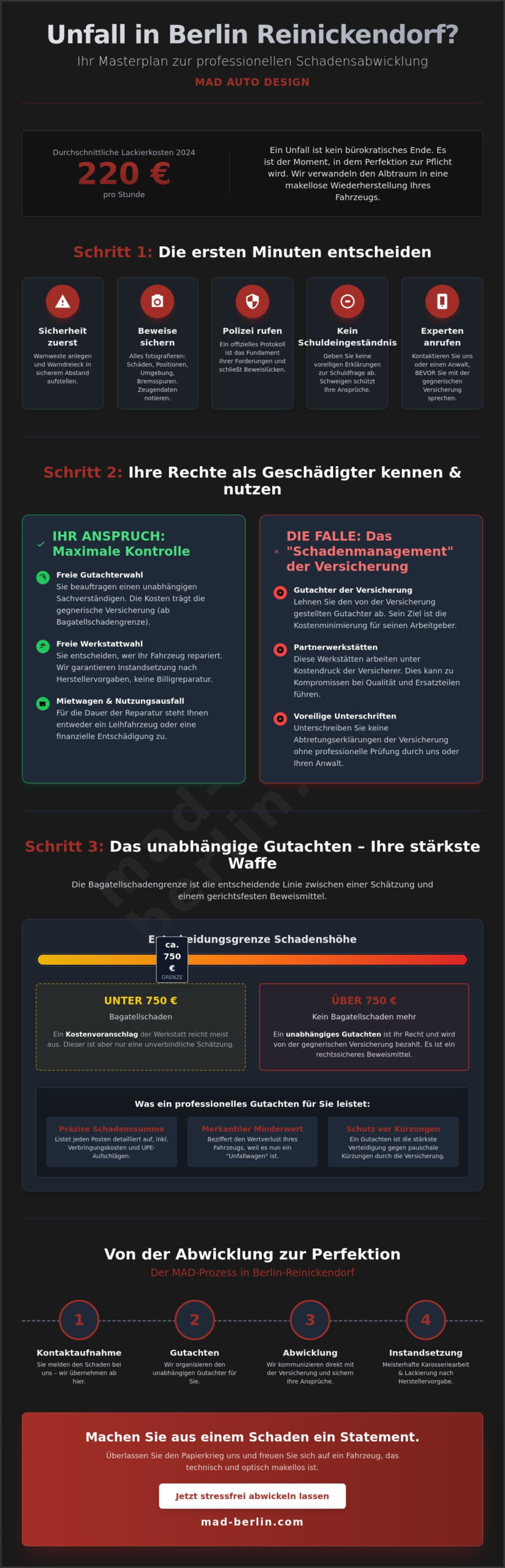 Schadensabwicklung & Versicherung: Ihr Guide für Karosseriearbeiten in Berlin Reinickendorf