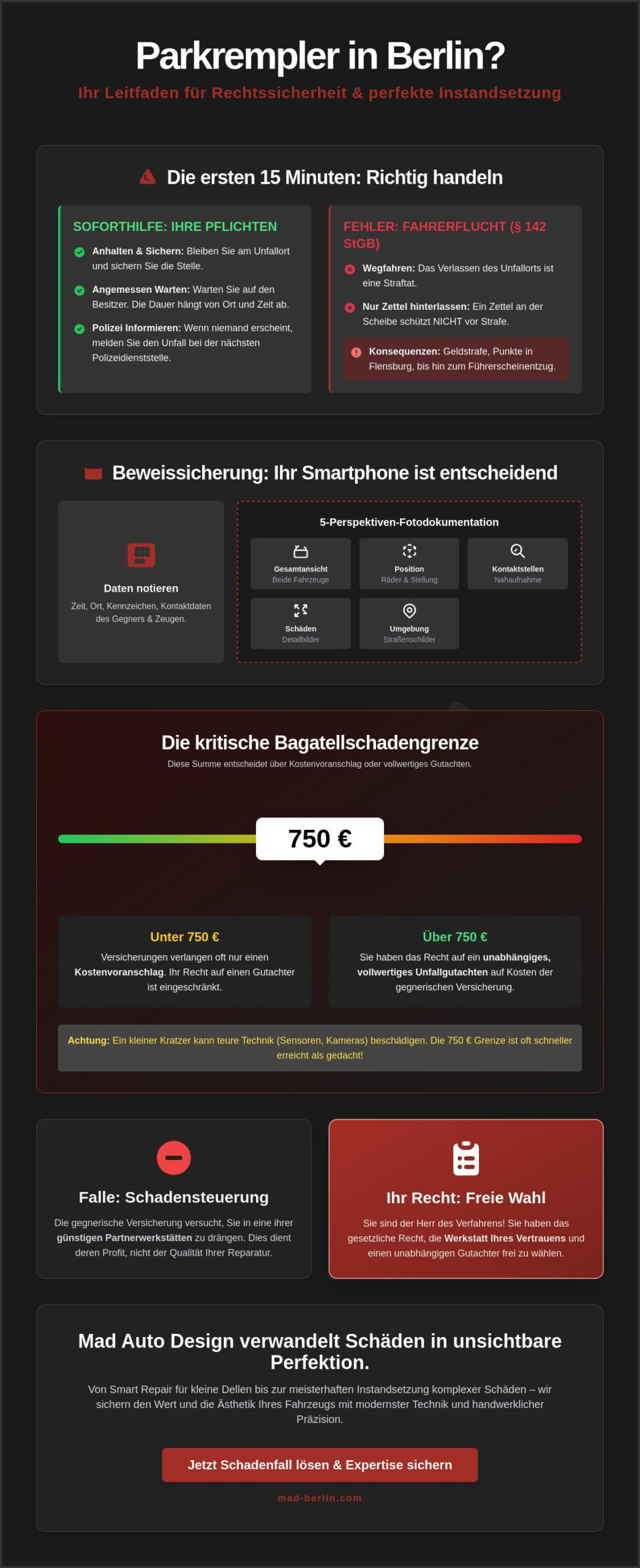 Soforthilfe nach Parkrempler Berlin: Ihr Guide für die schnelle Schadensregulierung